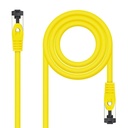 Nanocable Cable red Cat. 8.1 2GHZ SSTP Amarillo 2m