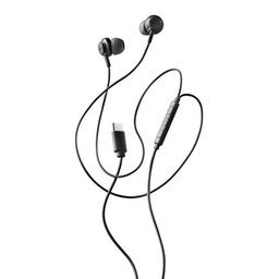 [MAUAMI1319] NGS Auricular Negro Estéreo USB-C Con Cable