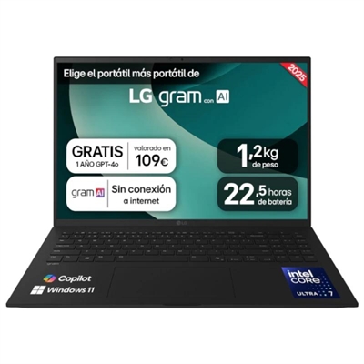LG 16Z90T-G.AD88B U7-255H 32GB 1TB W11H 16"