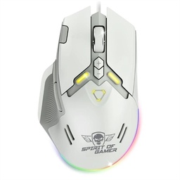 [FTRRCA0790] Spirit of Gamer Ratón Elite M60 Blanco RGB