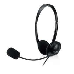 [MAUAMI1332] EWENT EW3568 Auricular USB+micrófono cable  2,1m