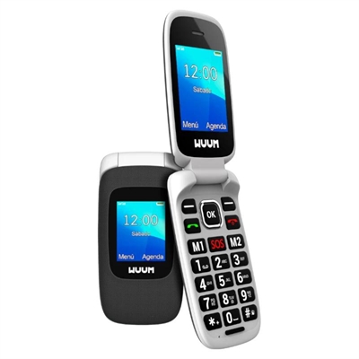 WUUM by SPC 2335T Movil Básico 2.4" FM Titanio