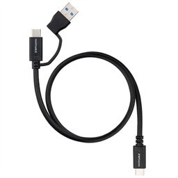 [APTAPC1253] Nanocable Cable USB-C+USB-A/USB-C 3.2 GEN2 2 M
