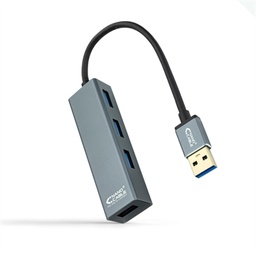 [AAOAUS0156] Nanocable Hub USB 3.0 4 x USB 3.0 10cm. Gris