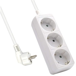 [AELREG0076] Ewent Ew3958 Regleta 3 tomas Blanco