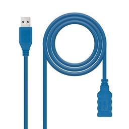 [APTAPC0839] Nanocable Cable USB 3.0, A/M-A/H, Azul, 1 m