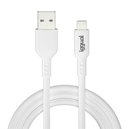 [AATCAT0298] iggual cable USB-A/micro-USB 100 cm blanco