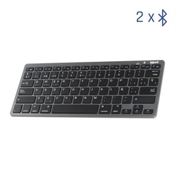 [FTRTEI0012] iggual Teclado Bluetooth Slim TKL-BT negro 2 canal