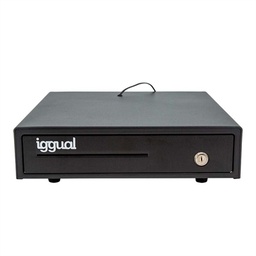 [APTACP0065] iggual Cajón Portamonedas IRON-15 37cm 4+8 negro