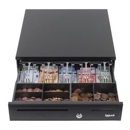 [APTACP0066] iggual Cajón Portamonedas IRON-35 42cm 5+6 negro