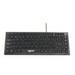 [FTRTUS0464] iggual Teclado USB compacto TKL Slim TKL-USB negro