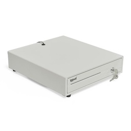 [APTACP0041] iggual Cajón portamonedas IRON-10W 38cm 4+6 blanco