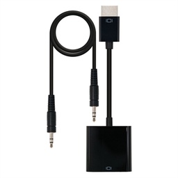 [AISCCI0462] Nanocable Conversor HDMI/SVGA+AUDIO HDMI/M-SVGA/H