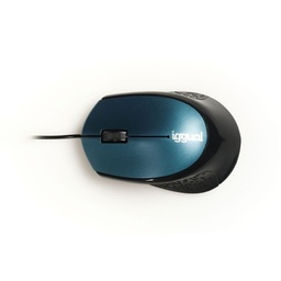 [FTRRCA0708] iggual Ratón óptico COM-ERGONOMIC-R-800DPI azul