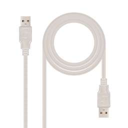 [APTAPC0748] Nanocable Cable USB 2.0, Tipo A/M-A/M, 2.0 m