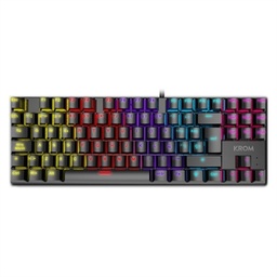 [FTRTUS0497] KROM Teclado Gaming NXKROMKASICTKL  TKL RAINBOW