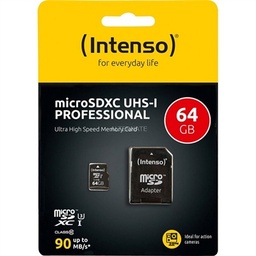 [MTMSDM0250] Intenso 3433490 Micro SD UHS-I profesional 64GB