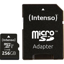 [MTMSDM0229] Intenso 3423492 Micro SD UHS-I Premium 256G c/adap