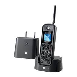 [NTETIN0131] MOTOROLA O201 Telefono DECT Largo Alcance Negro