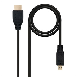 [AISCCI0455] Nanocable Cable Micro HDMI 1.4  A/M-D/M 0.8 M