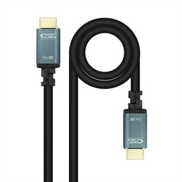 [AISCCI0500] Nanocable Cable HDMI 2.1 IRIS 8K M/M, 2 metros