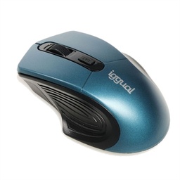 [FTRRIN0453] iggual Ratón inalámbrico ERGONOMIC-L-1600DPI azul