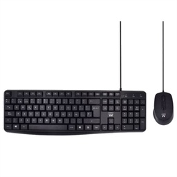 [FTRCTR0205] Ewent EW3006 kit teclado+ raton escrit. silenciosa