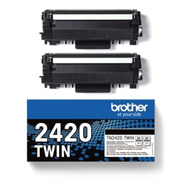 [CCITOR0555] Brother Tóner TN2420TWIN Negro Pack 2 uds