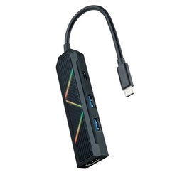 [AISCCI0582] Nanocable Hub USB-C 4 en 1 USB-A+USB-C+HDMI