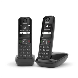 [NTETIN0168] Gigaset AS690 Inalámbrico DECT DUO Negro