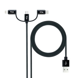 [AAOAAC0156] Nanocable Cable USB a USB-C/Micro USB/ Lighthning