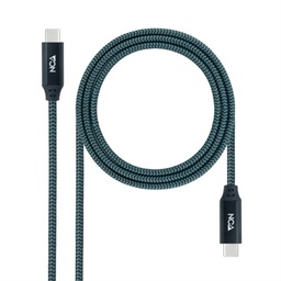 [APTAPC1044] Nanocable Cable USB 3.2 Gen2x2 100W 4K USB-C 1m