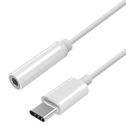 [APTAPC1068] Aisens Conversor USB C-M Jack 3.5-H Blanco 15Cm
