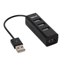 [AAOAUS0218] iggual Hub USB 2.0 x 4 puertos HUB-A-4p