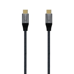 [APTAPC1121] Aisens Cable USB3.2 Gen2X2 5A E-Mark CM-CM Gris 2M