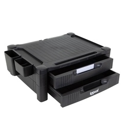 [AISATV0362] iggual EM2C Elevador monitor 2 cajones negro