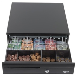[APTACP0056] iggual Cajón Portamonedas IRON-30 42cm 5+5 negro