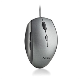 [FTRRCA0771] NGS WIRED ERGO SILENT MOUSE + USB TYPE C ADAP GRAY
