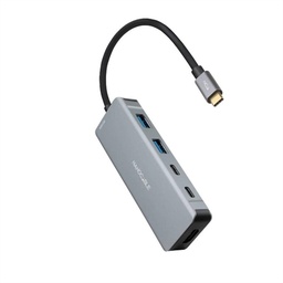 [AISCCI0705] Nanocable Hub USB-C 2xUSB-A+2xUSB-C+HDMI+USB-C PD