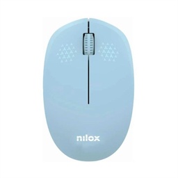 [FTRRIN0502] Nilox Ratón Wireless, 1000 DPI, 3 botones, Azul
