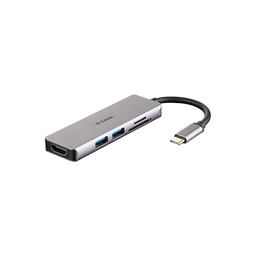 [AAOAUS0163] D-Link DUB-M530 Hub HDMI/2USB 3.0/USB-C/SD/MicroSD