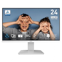 [FMOMLE0880] MSI MP2412W Monitor 23.8" IPS FHD 100h HDMI DP Bco