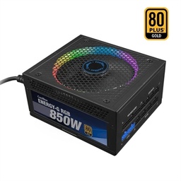 [ICAFA70292] Coolbox Gaming Fuente Alimentacion 850W RGB 80+GOL