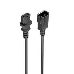 [APTAPC0872] Ewent Cable alimentación VDE C14-C13, M/F, 1.80 m