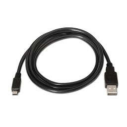[APTAPC0998] Aisens Cable USB 2.0 tipo A/M-Micro B/M negro 1.8m