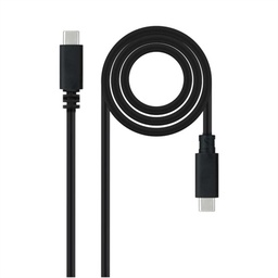 [APTAPC1155] Nanocable Cable USB2.0 3A USB-C/M-USB-C/M 1.5 M