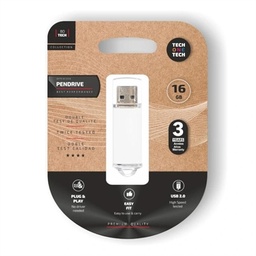[FAELAP0759] TECH ONE TECH Basic Pendrive 16Gb USB 2.0 Blanco