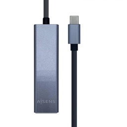 [APTAPC1038] Aisens Conversor USB 3.1 Ethernet + 3 USB3.0 gris