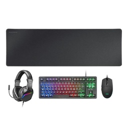 [FTRCTR0225] MARS GAMING Combo Gaming MCP-RGB3 4EN1 Negro