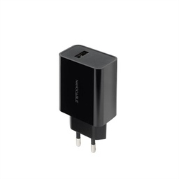 [AATCAT0357] Nanocable Cargador 1 x USB 5V-2.1A Negro